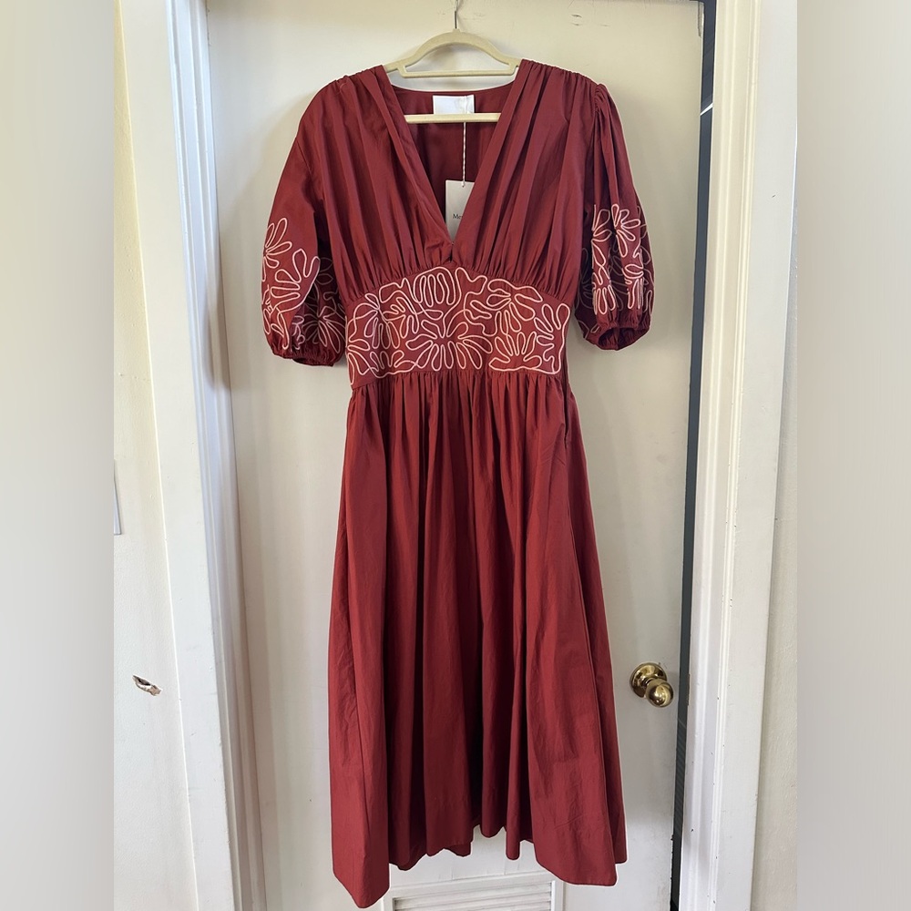 Merlette Terra Cotta dress, size 4